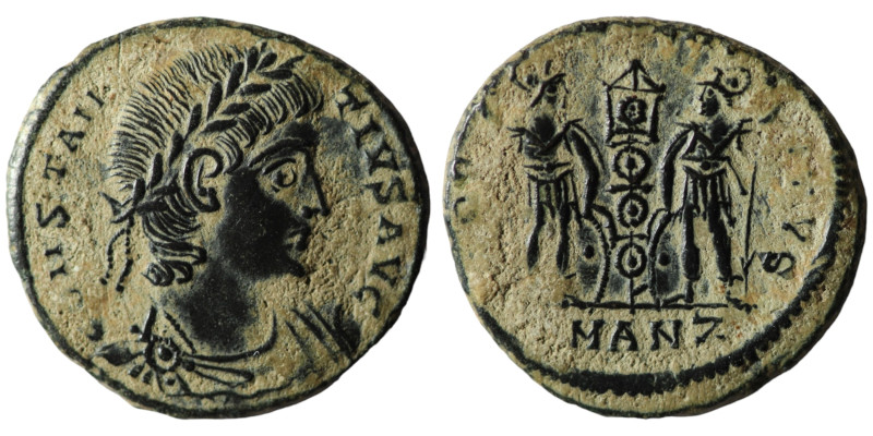 Constantinus II. (330-333 AD). Æ Follis. Antioch. Obv: FL IVL CONSTANTINVS NOB C...