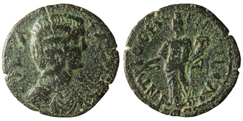 Julia Domna. (196-211 AD). Bronze Æ. Pisidia. Antioch. 24mm, 3,55g