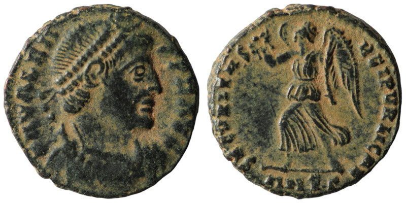 Valens. (364-378 AD). Æ Follis. Antioch. 16mm, 2,72g