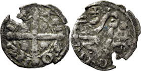 ALFONSO IX (1188-1230). Cruz sobre astil o portacruz delante. Dinero