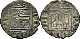 ALFONSO X (1252-1284). Creciente (Toledo). Óbolo o pujesa. Vellón.