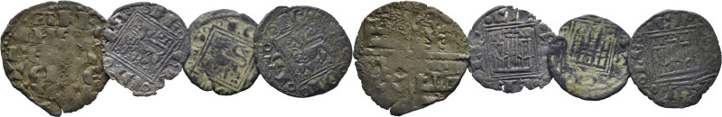 ALFONSO X (1252-1284). Dinero blanco de la guerra. Vellón. Flor de Lis. AB227. C...