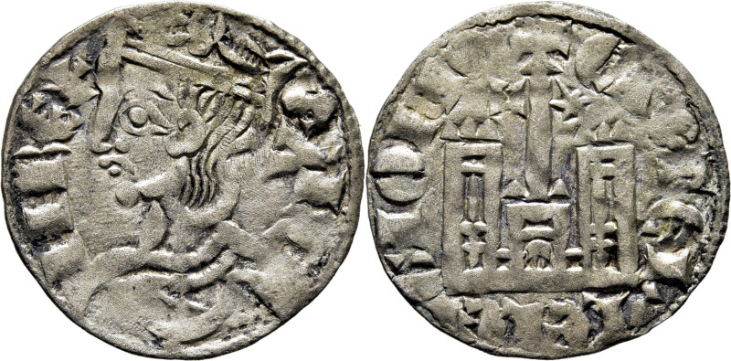 SANCHO IV (1286 y siguientes). Murcia. Cornado. Vellón. SANC IIREX. CASTELLE LEG...