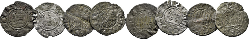FERNANDO IV (1295-1312). Coruña. Pepión. Vellón. Leyenda +¿·?F (R)EX: CASTELLE y...