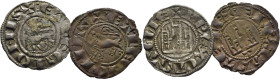 FERNANDO IV (1295-1312). Toledo. Novén (Pepión). Vellón… Lote de 2