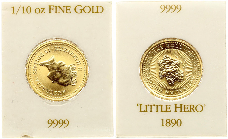 Australia. Elizabeth II (1952-2022). 15 Dollars 1987 Australian Nugget - Little ...