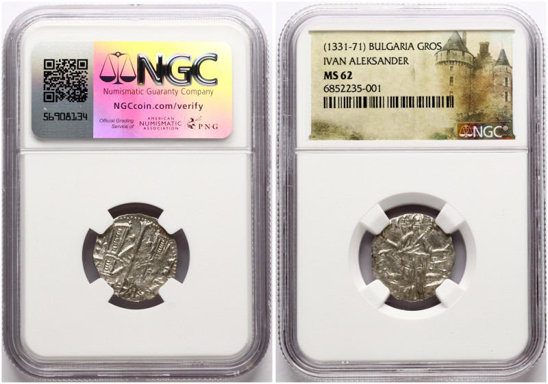 Bulgaria. Ivan Alexander (1331-1371). Grosh ND (1331-1371). Silver. Y 74. NGC MS...