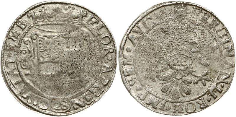 Germany, Emden. Gulden (28 Stuber) ND (1624-1637) with the name of Ferdinand II ...