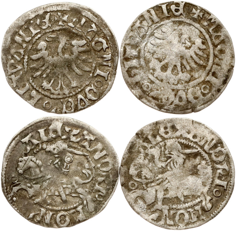 Lithuania. Aleksander Jagiellon (1492–1506). Polgrosz ND (1492–1506), Vilnius. S...