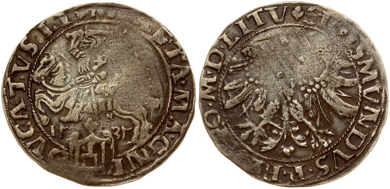 Lithuania. Zygmunt I Stary (1506-1548). Grosz 1535 N - November, Vilnius. Legend...