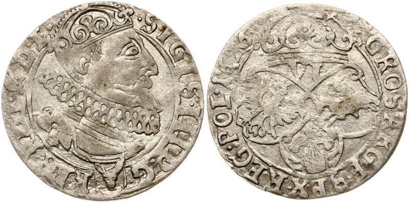 Poland. Zygmunt III Waza (1587–1632). Szostak 1626, Krakow. (Av: .SIGIS.III D G....