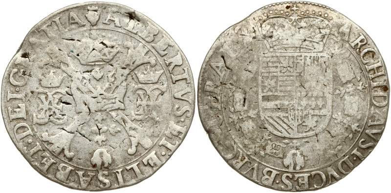 Spanish Netherlands, Brabant. Albert and Isabelle (1598-1621). Patagon ND (1612-...