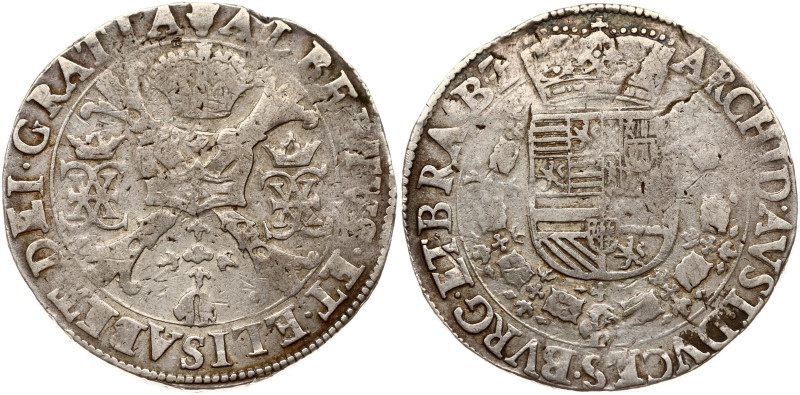 Spanish Netherlands, Brabant. Albert & Isabella(1598-1621). Patagon ND (1612-161...