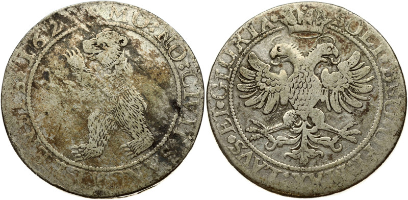 Switzerland, St. Gallen. Taler 1620. Silver 27.88 g. Dav. 4677. Patina.