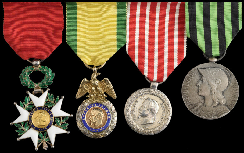 France, Italian Campaign and Légion d’Honneur Group of 4 awarded to Marechal-des...