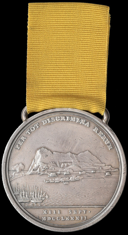 Defence of Gibraltar, 1779-83, General Eliott’s Medal, in silver, with contempor...