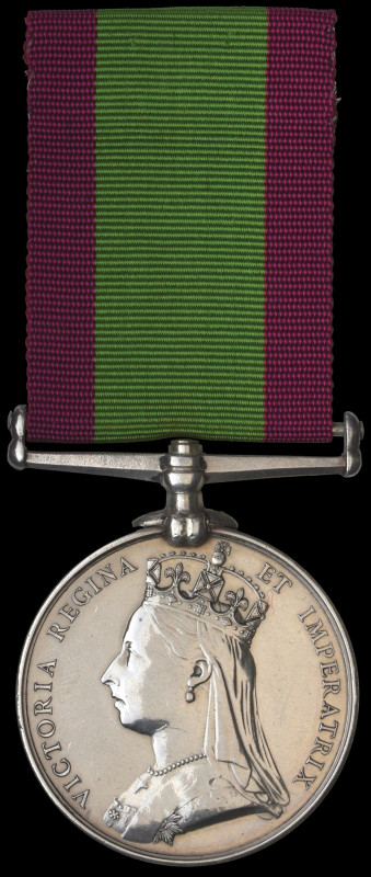 Afghanistan, 1878-80, no clasp (6B/315. Pte. J. Bridges. 1/25th Regt.), almost e...