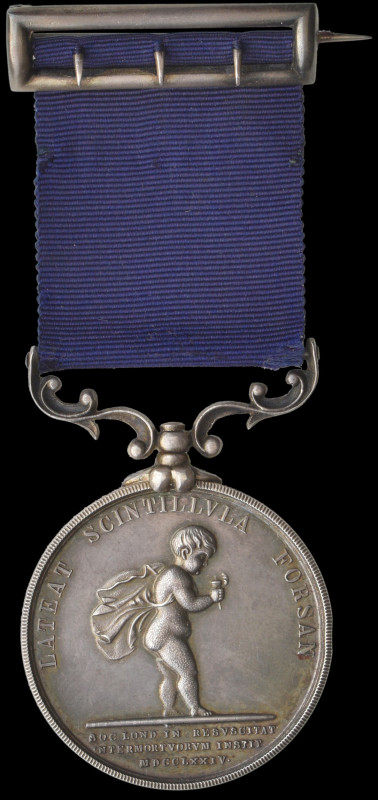 A Fine Royal Humane Society Medal for ‘successful rescue’ awarded to Colliery Ma...