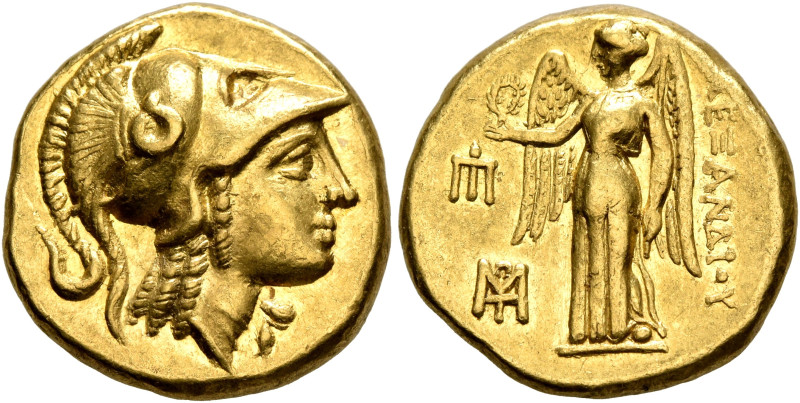 KINGS OF MACEDON. Alexander III ‘the Great’, 336-323 BC. Stater (Gold, 16 mm, 8....