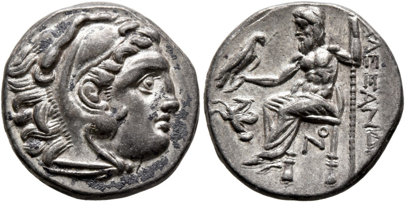 KINGS OF MACEDON. Alexander III ‘the Great’, 336-323 BC. Drachm (Silver, 17 mm, ...