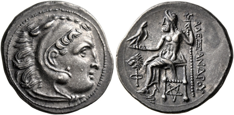 KINGS OF MACEDON. Alexander III ‘the Great’, 336-323 BC. Drachm (Silver, 19 mm, ...