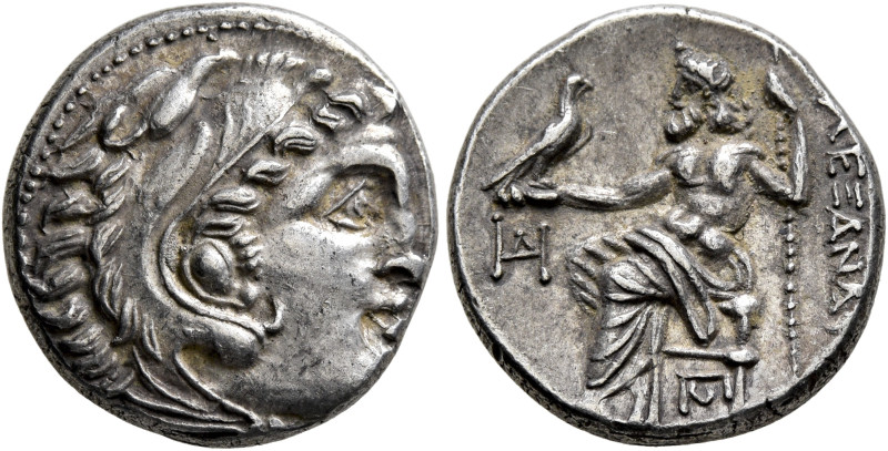 KINGS OF MACEDON. Alexander III ‘the Great’, 336-323 BC. Drachm (Silver, 17 mm, ...