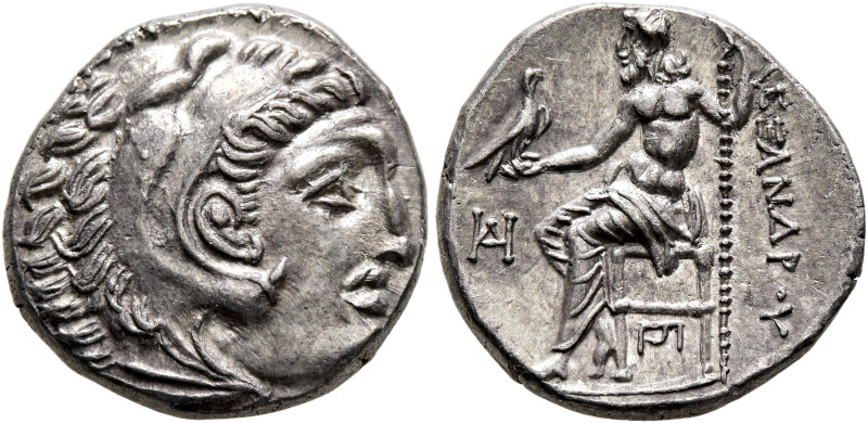 KINGS OF MACEDON. Alexander III ‘the Great’, 336-323 BC. Drachm (Silver, 17 mm, ...