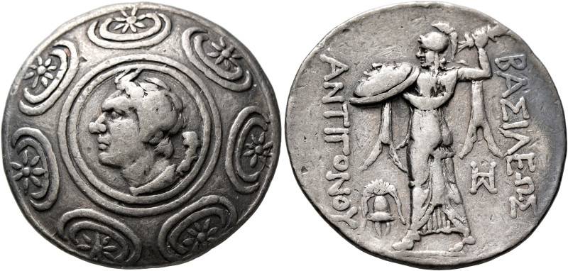 KINGS OF MACEDON. Antigonos II Gonatas, 277/6-239 BC. Tetradrachm (Silver, 30 mm...