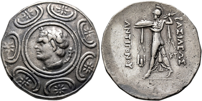 KINGS OF MACEDON. Antigonos II Gonatas, 277/6-239 BC. Tetradrachm (Silver, 31 mm...