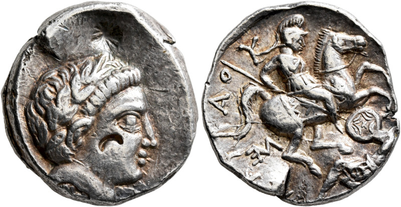 KINGS OF PAEONIA. Patraos, circa 335-315 BC. Tetradrachm (Silver, 23 mm, 12.79 g...