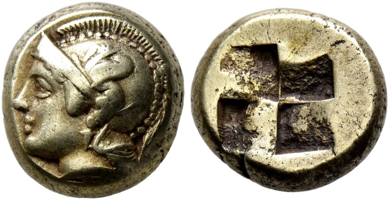 IONIA. Phokaia. Circa 478-387 BC. Hekte (Electrum, 10 mm, 2.55 g). Head of Athen...