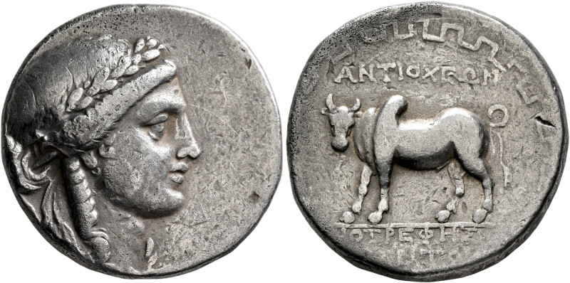 CARIA. Antioch ad Maeandrum. Circa 90/89-65/60 BC. Tetradrachm (Silver, 26 mm, 1...