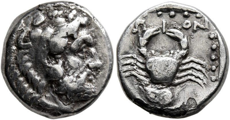 ISLANDS OFF CARIA, Kos. Circa 345-340/30 BC. Drachm (Subaeratus, 14 mm, 3.41 g, ...