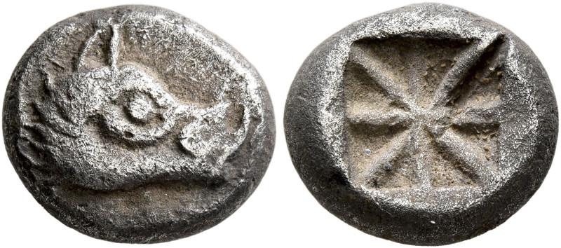 DYNASTS OF LYCIA. Uncertain dynast, circa 500-480 BC. Tetrobol or Third Stater (...
