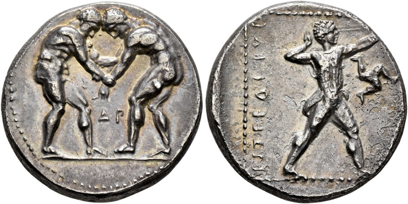 PAMPHYLIA. Aspendos. Circa 380/75-330/25 BC. Stater (Silver, 22 mm, 10.81 g, 12 ...