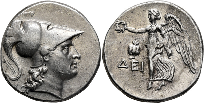 PAMPHYLIA. Side. Circa 205-100 BC. Tetradrachm (Silver, 29 mm, 17.00 g, 12 h), D...