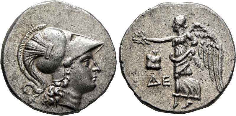 PAMPHYLIA. Side. Circa 205-100 BC. Tetradrachm (Silver, 29 mm, 16.78 g, 12 h), D...