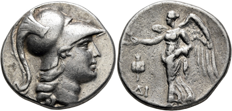 PAMPHYLIA. Side. Circa 205-100 BC. Tetradrachm (Silver, 28 mm, 16.99 g, 1 h), Di...