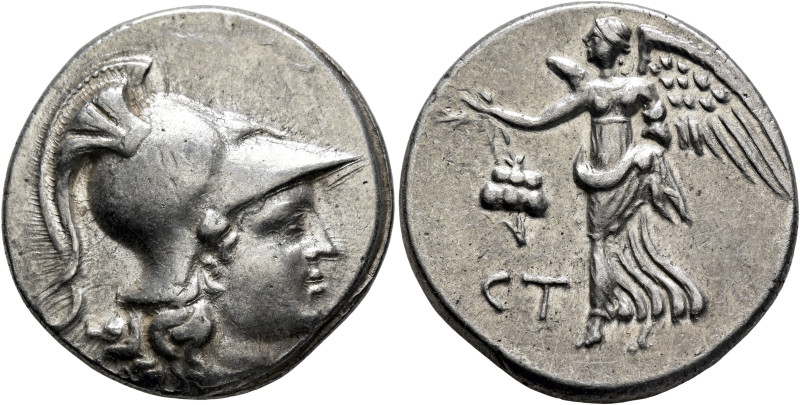 PAMPHYLIA. Side. Circa 205-100 BC. Tetradrachm (Silver, 28 mm, 16.87 g, 12 h), S...