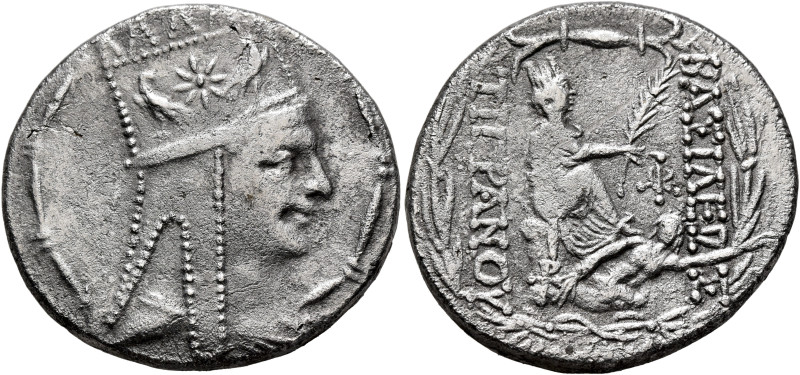 KINGS OF ARMENIA. Tigranes II ‘the Great’, 95-56 BC. Tetradrachm (Silver, 28 mm,...