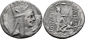 KINGS OF ARMENIA. Tigranes II ‘the Great’, 95-56 BC. Tetradrachm (Silver, 28 mm, 15.21 g, 1 h), Antiochia on the Orontes (?), circa 80-68. Draped bust...