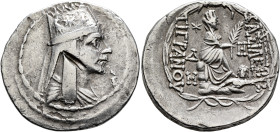 KINGS OF ARMENIA. Tigranes II ‘the Great’, 95-56 BC. Tetradrachm (Silver, 31 mm, 15.62 g, 1 h), Tigranokerta (?), circa 80-68. Draped bust of Tigranes...