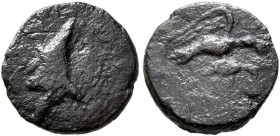 KINGS OF ARMENIA MINOR. Mithradates, circa 180s-170s BC. Chalkous (Bronze, 10 mm, 0.81 g, 9 h). Draped bust of Mithradates to left, bearded and wearin...