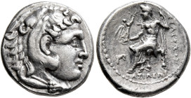 SELEUKID KINGS. Seleukos I Nikator, 312-281 BC. Drachm (Silver, 17 mm, 4.00 g, 1 h), uncertain mint in western Asia Minor, circa 282-281. Head of Hera...