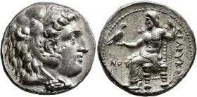 SELEUKID KINGS. Seleukos I Nikator, 312-281 BC. Tetradrachm (Silver, 26 mm, 16.94 g, 2 h), Seleukeia on the Tigris, circa 300-296/5. Head of Herakles ...