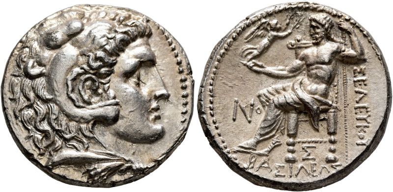 SELEUKID KINGS. Seleukos I Nikator, 312-281 BC. Tetradrachm (Silver, 27 mm, 17.2...