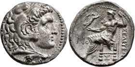 SELEUKID KINGS. Seleukos I Nikator, 312-281 BC. Tetradrachm (Silver, 27 mm, 16.63 g, 9 h), Seleukeia on the Tigris I, after circa 296/5-281. Head of H...