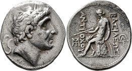 SELEUKID KINGS. Antiochos I Soter, 281-261 BC. Tetradrachm (Silver, 30 mm, 17.12 g, 12 h), Seleukeia on the Tigris. Diademed head of Antiochos I to ri...