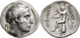 SELEUKID KINGS. Antiochos Hierax, circa 242-227 BC. Tetradrachm (Silver, 30 mm, 16.75 g, 12 h), EΠO mint, probably in Phrygia. Diademed head of Antioc...