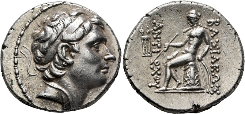 SELEUKID KINGS. Antiochos III ‘the Great’, 222-187 BC. Tetradrachm (Silver, 26 m...